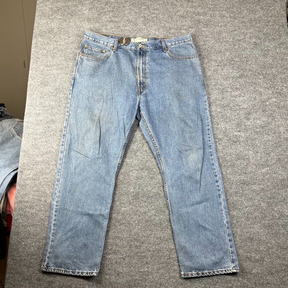 Levi's 505 Regular Fit Jeans Men's‎ Blue Denim Classic Straight Zip Fly - 41X30